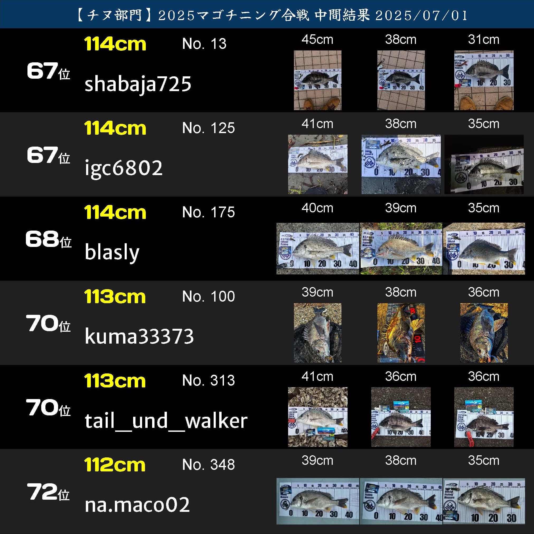 2025マゴチニング チヌ中間ランキング 20250701_ページ_12